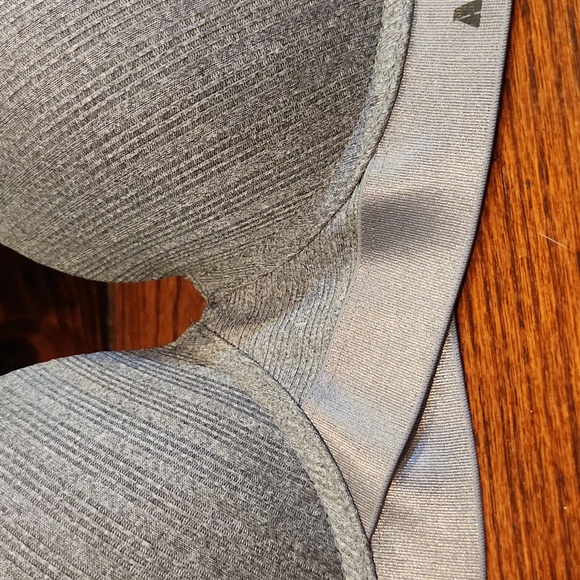 Gray Ribbed Bra - Picture 6 of 6